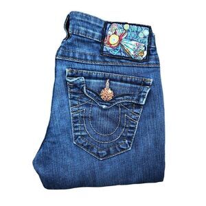 TRUE Religion Jeans Size 25 GEM STONE Blue